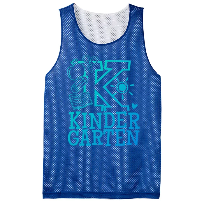 K Kinder Kindergarten Teacher Team Gift Mesh Reversible Basketball Jersey Tank