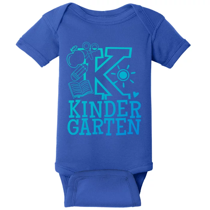 K Kinder Kindergarten Teacher Team Gift Baby Bodysuit