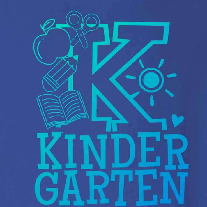 K Kinder Kindergarten Teacher Team Gift Toddler Long Sleeve Shirt