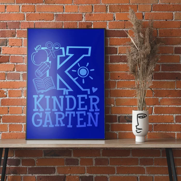 K Kinder Kindergarten Teacher Team Gift Poster