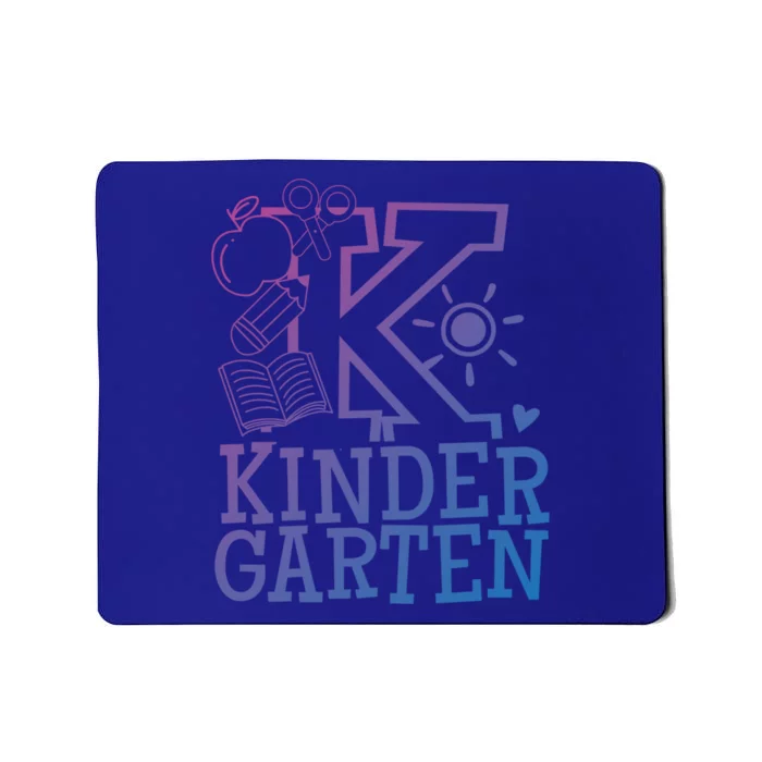 K Kinder Kindergarten Teacher Team Gift Mousepad