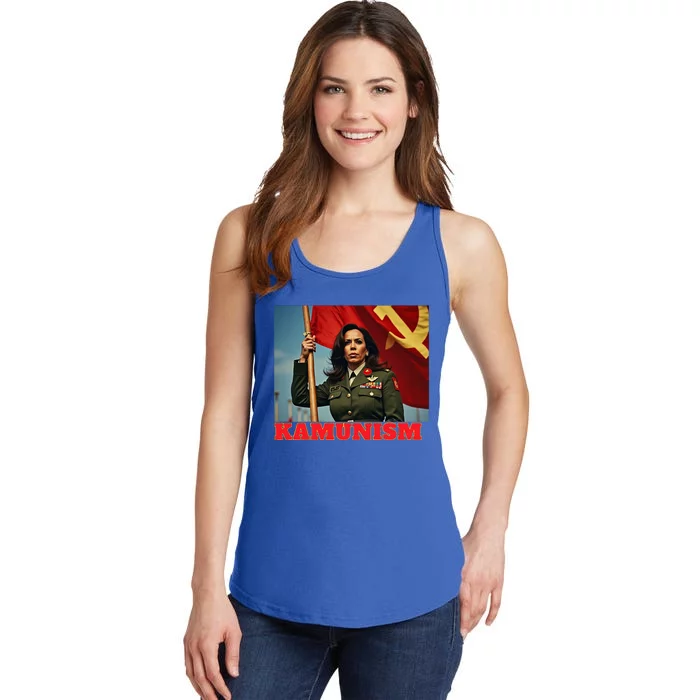 Kammunism Kamunism Komrade Comrade Kamala Forward 2024 Ladies Essential Tank