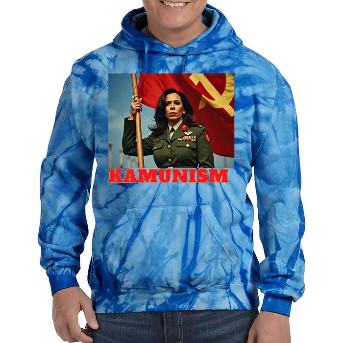 Kammunism Kamunism Komrade Comrade Kamala Forward 2024 Tie Dye Hoodie