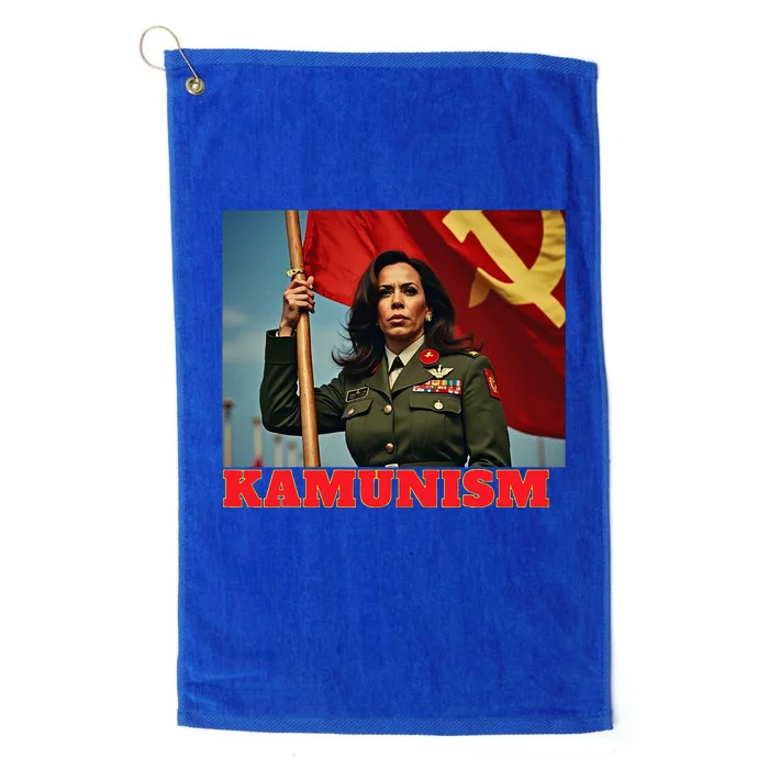 Kammunism Kamunism Komrade Comrade Kamala Forward 2024 Platinum Collection Golf Towel