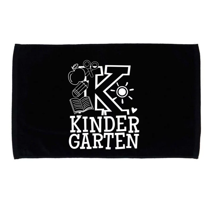 K Kinder Kindergarten Teacher Team Cute Gift Microfiber Hand Towel