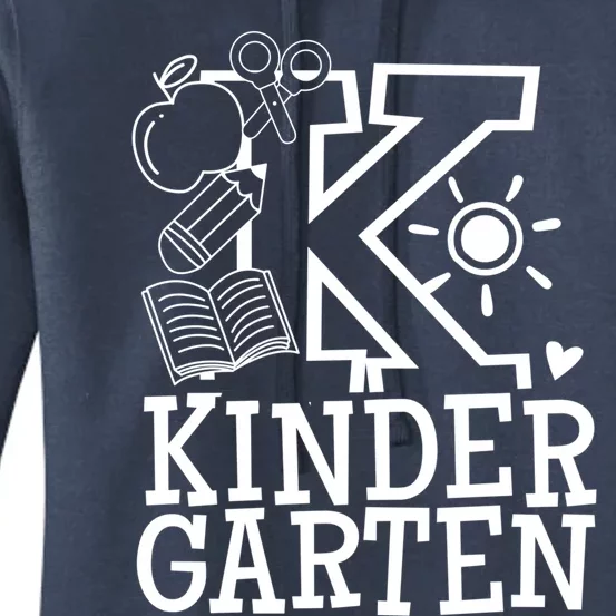 K Kinder Kindergarten Teacher Team Cute Gift Women's Pullover Hoodie