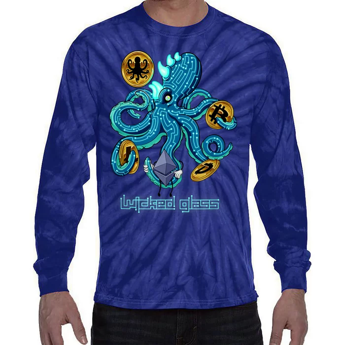 Krypto Kraken Tie-Dye Long Sleeve Shirt