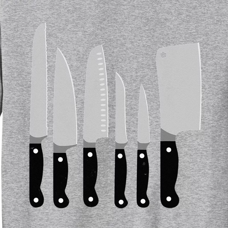 Knife Kit Kitchen Tools Gadget Tee Tall Sweatshirt