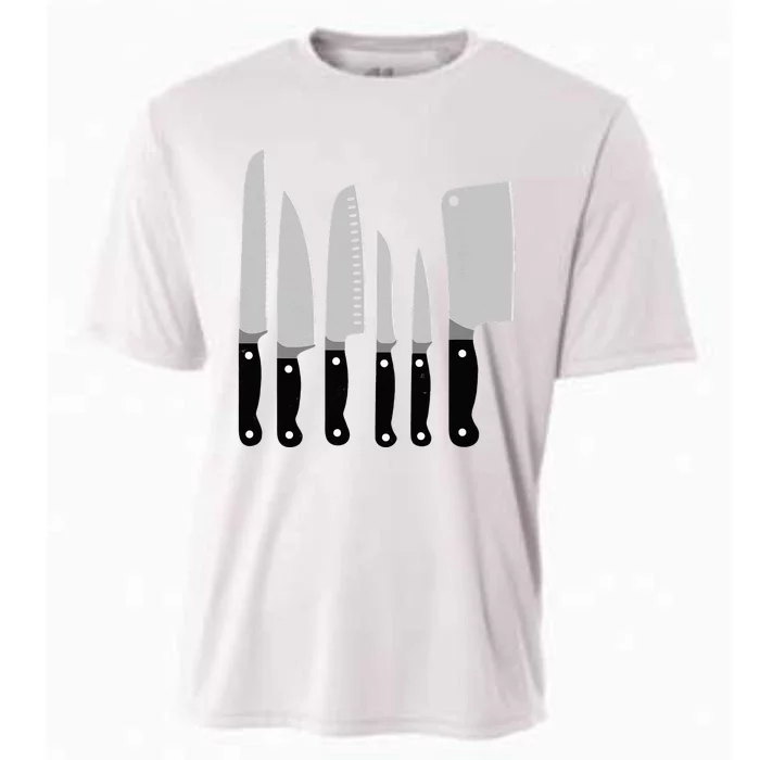 Knife Kit Kitchen Tools Gadget Tee Cooling Performance Crew T-Shirt