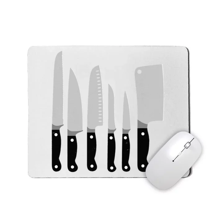 Knife Kit Kitchen Tools Gadget Tee Mousepad