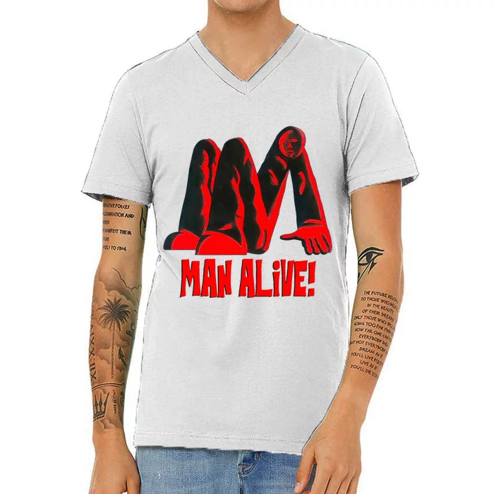 King Krule Man Alive V-Neck T-Shirt