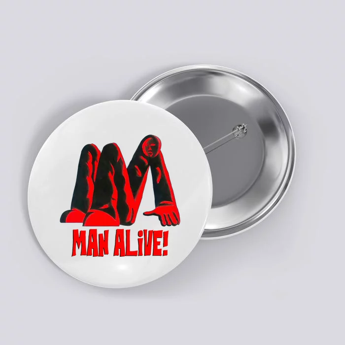 King Krule Man Alive Button