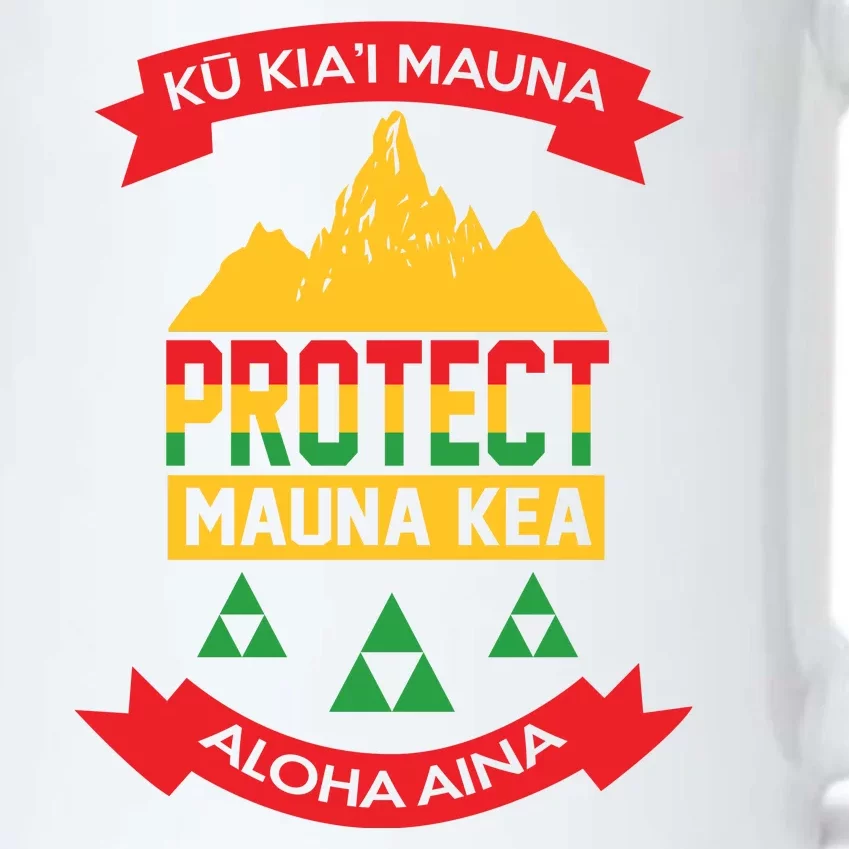 Ku Kia'i Mauna Protect Mauna Kea Aloha Aina Black Color Changing Mug