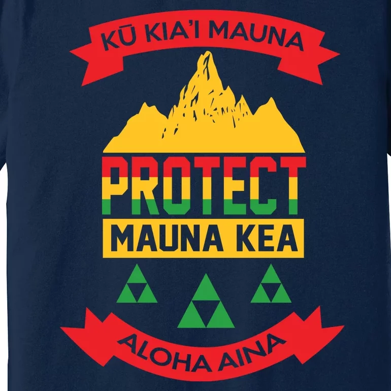 Ku Kia'i Mauna Protect Mauna Kea Aloha Aina Premium T-Shirt