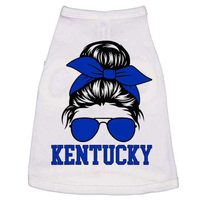 Kentucky Ky Messy Bun Varsity Doggie Tank