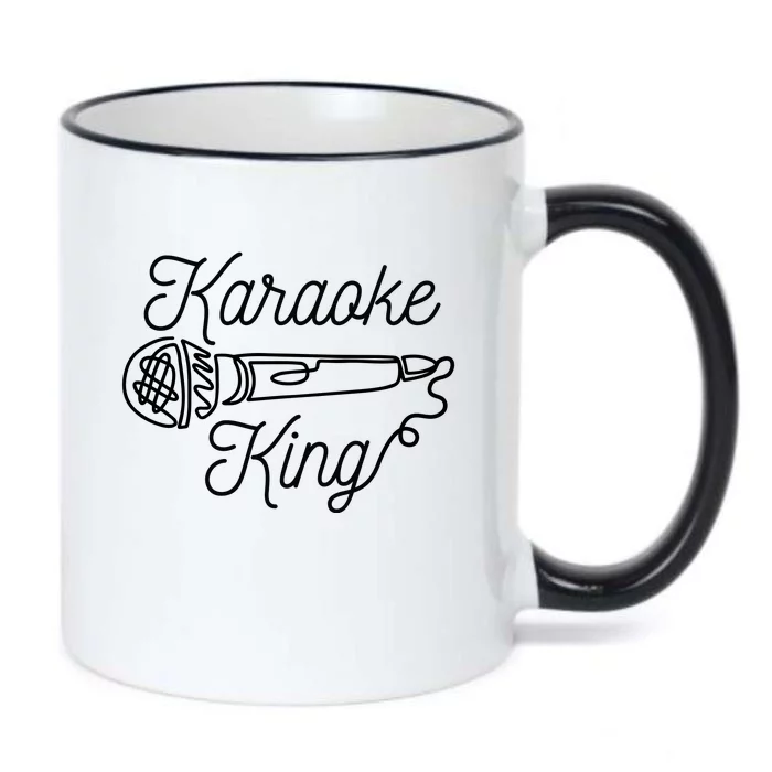 Karaoke King Microphone Musical Black Color Changing Mug