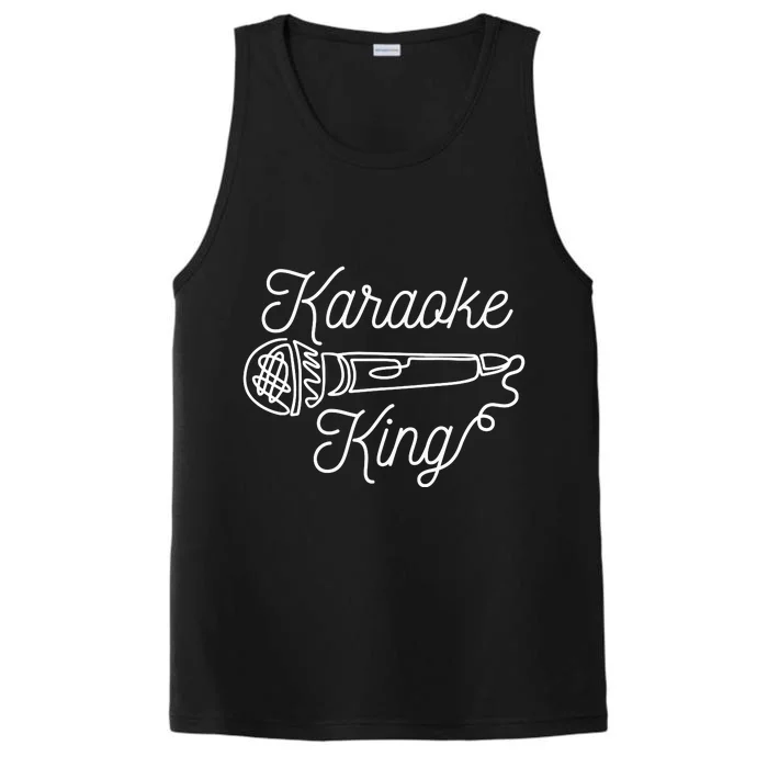 Karaoke King Microphone Musical Performance Tank