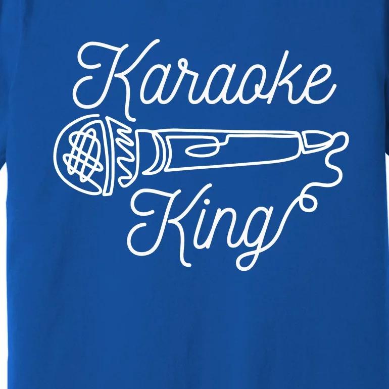 Karaoke King Microphone Musical Premium T-Shirt