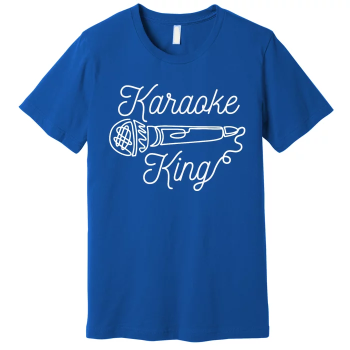 Karaoke King Microphone Musical Premium T-Shirt