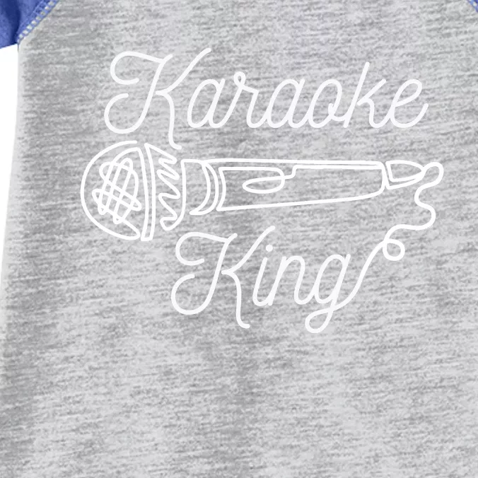 Karaoke King Microphone Musical Infant Baby Jersey Bodysuit