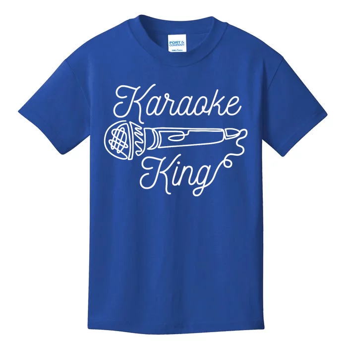 Karaoke King Microphone Musical Kids T-Shirt