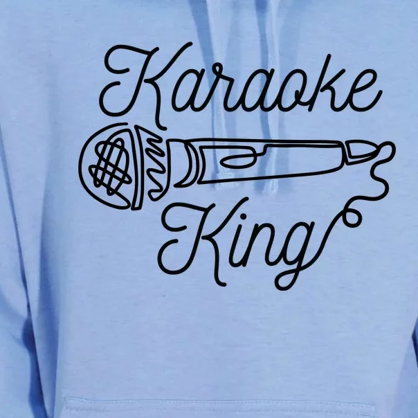 Karaoke King Microphone Musical Unisex Surf Hoodie