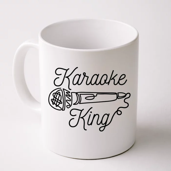 Karaoke King Microphone Musical Front & Back Coffee Mug