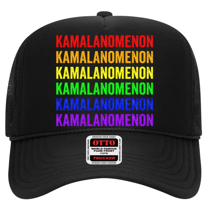 Kamalanomenon Kamala Nomenon Phenomenon High Crown Mesh Trucker Hat