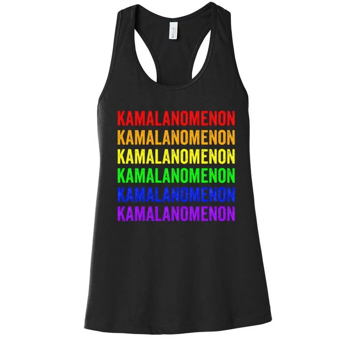 Kamalanomenon Kamala Nomenon Phenomenon Women's Racerback Tank