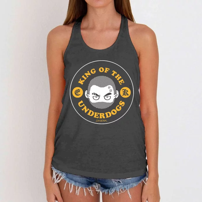 Kaybebop King Of The Underdogs Women's Knotted Racerback Tank