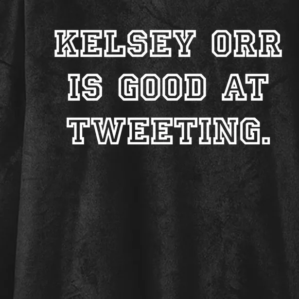 Kelseytayorr Kelsey Orr Is Good At Tweeting Hooded Wearable Blanket