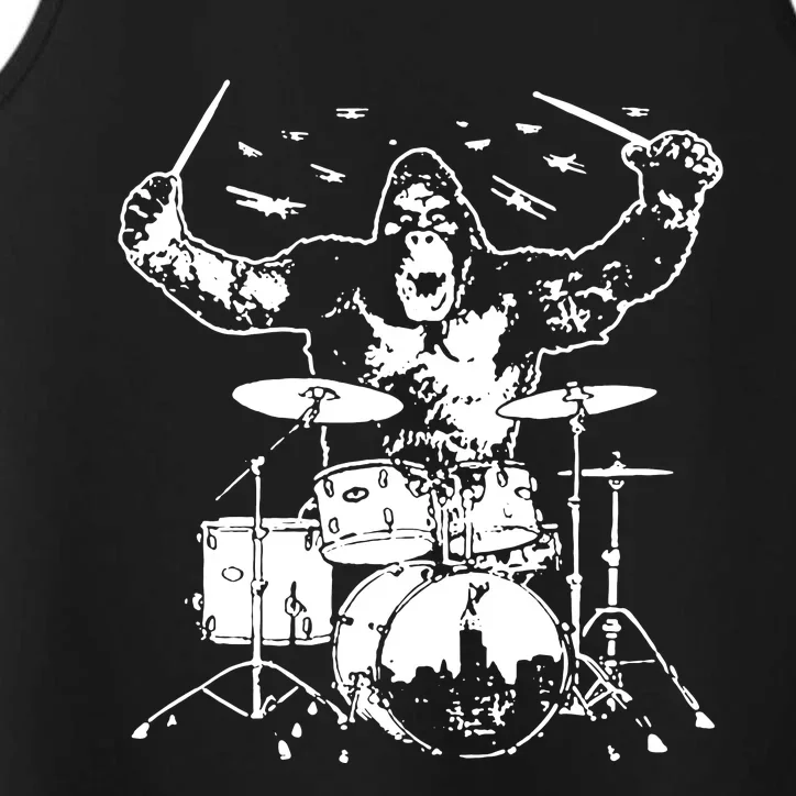 King Kong Playing Drums Performance Tank