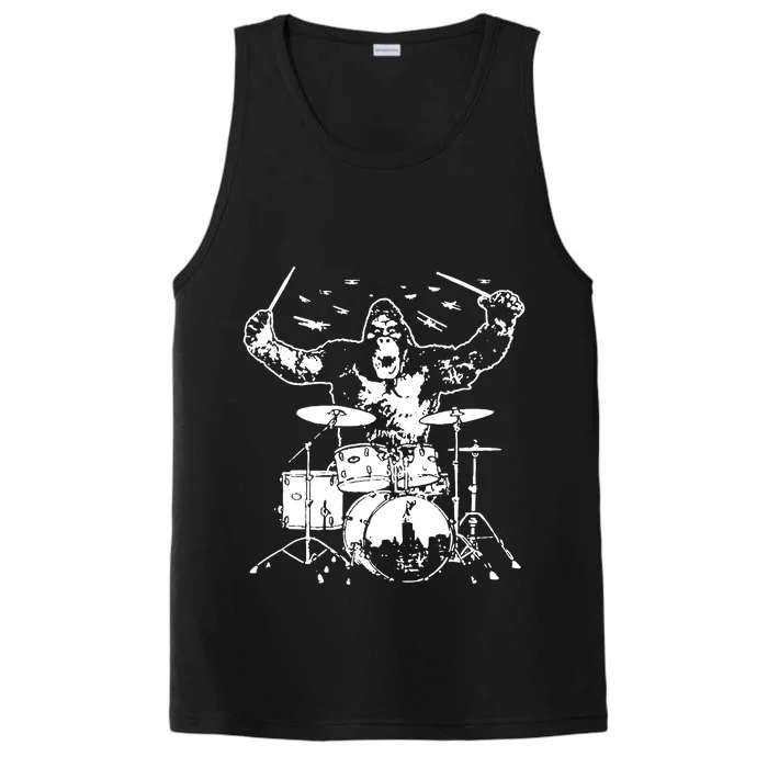 King Kong Playing Drums Performance Tank