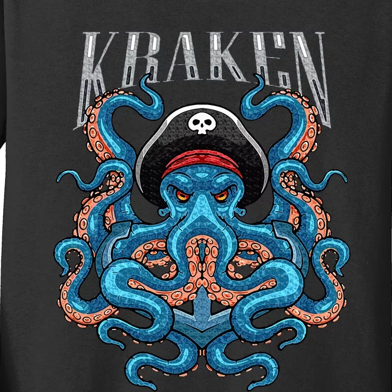 Kraken Kids Long Sleeve Shirt