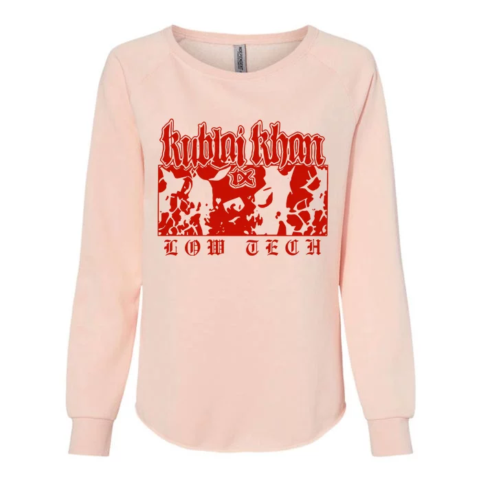 Kublai Khan Tx Low Tech New Womens California Wash Sweatshirt