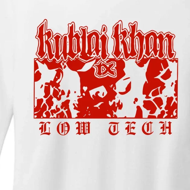 Kublai Khan Tx Low Tech New Womens CVC Long Sleeve Shirt