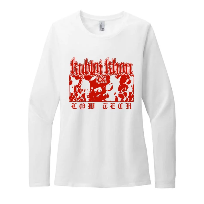 Kublai Khan Tx Low Tech New Womens CVC Long Sleeve Shirt