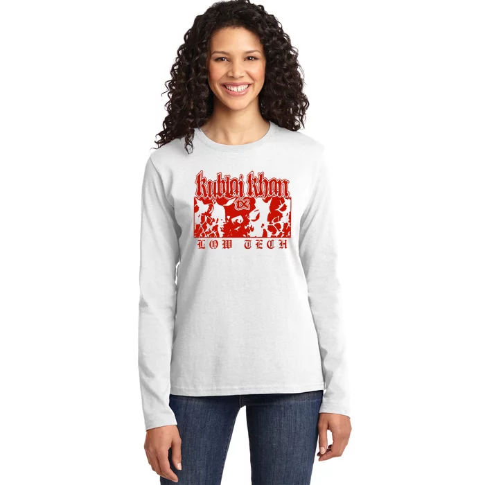 Kublai Khan Tx Low Tech New Ladies Long Sleeve Shirt