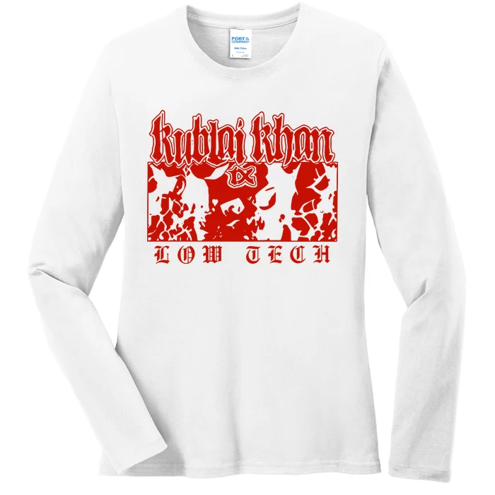 Kublai Khan Tx Low Tech New Ladies Long Sleeve Shirt