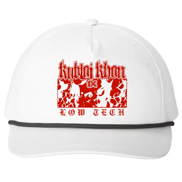 Kublai Khan Tx Low Tech New Snapback Five-Panel Rope Hat