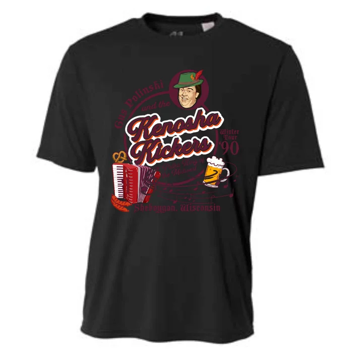 Kenosha Kickers The Polka King Of The Midwest Cooling Performance Crew T-Shirt