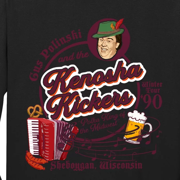 Kenosha Kickers The Polka King Of The Midwest Tall Long Sleeve T-Shirt