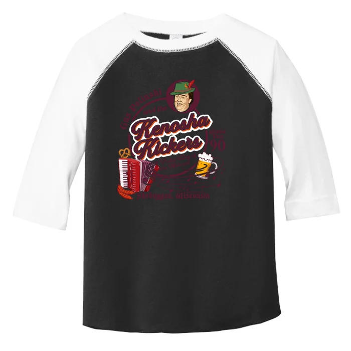 Kenosha Kickers The Polka King Of The Midwest Toddler Fine Jersey T-Shirt