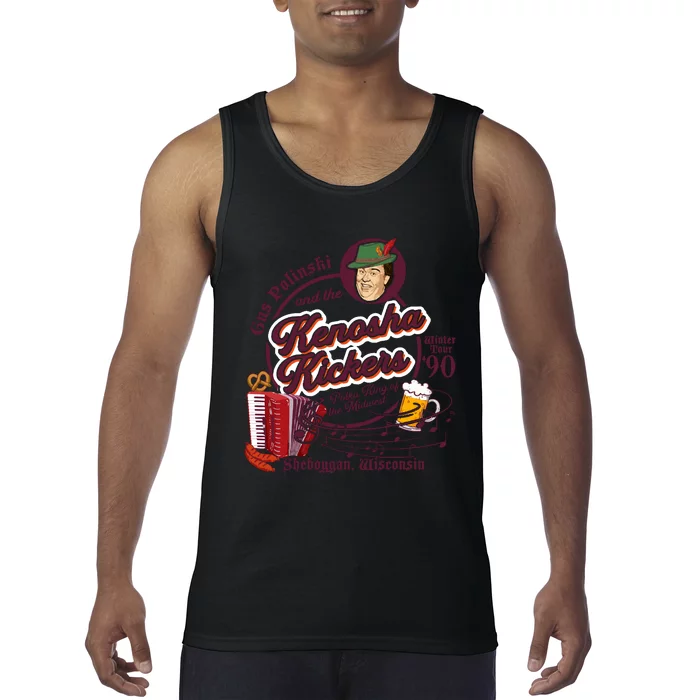 Kenosha Kickers The Polka King Of The Midwest Tank Top