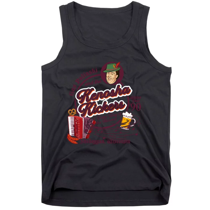 Kenosha Kickers The Polka King Of The Midwest Tank Top