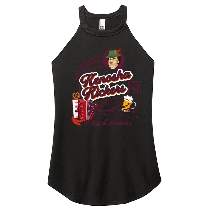 Kenosha Kickers The Polka King Of The Midwest Women’s Perfect Tri Rocker Tank