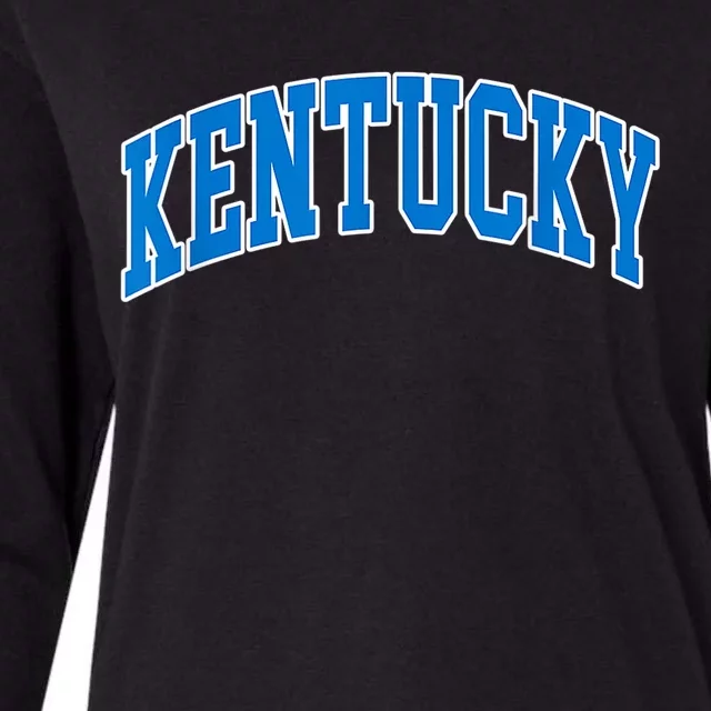 Kentucky KY Throwback Design Classic Womens Cotton Relaxed Long Sleeve T-Shirt