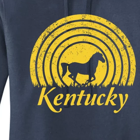 Kentucky Ky Thoroughbred Horse Farm Racing Derby Infield Meaningful Gift Women's Pullover Hoodie