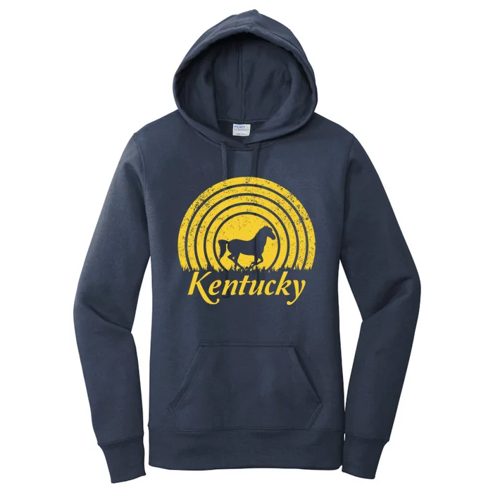 Kentucky Ky Thoroughbred Horse Farm Racing Derby Infield Meaningful Gift Women's Pullover Hoodie