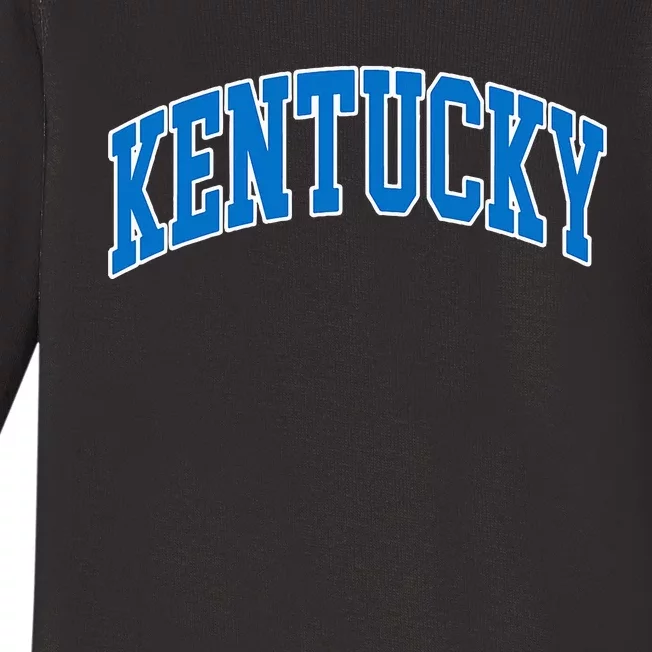 Kentucky Ky Throwback Design Classic Baby Long Sleeve Bodysuit